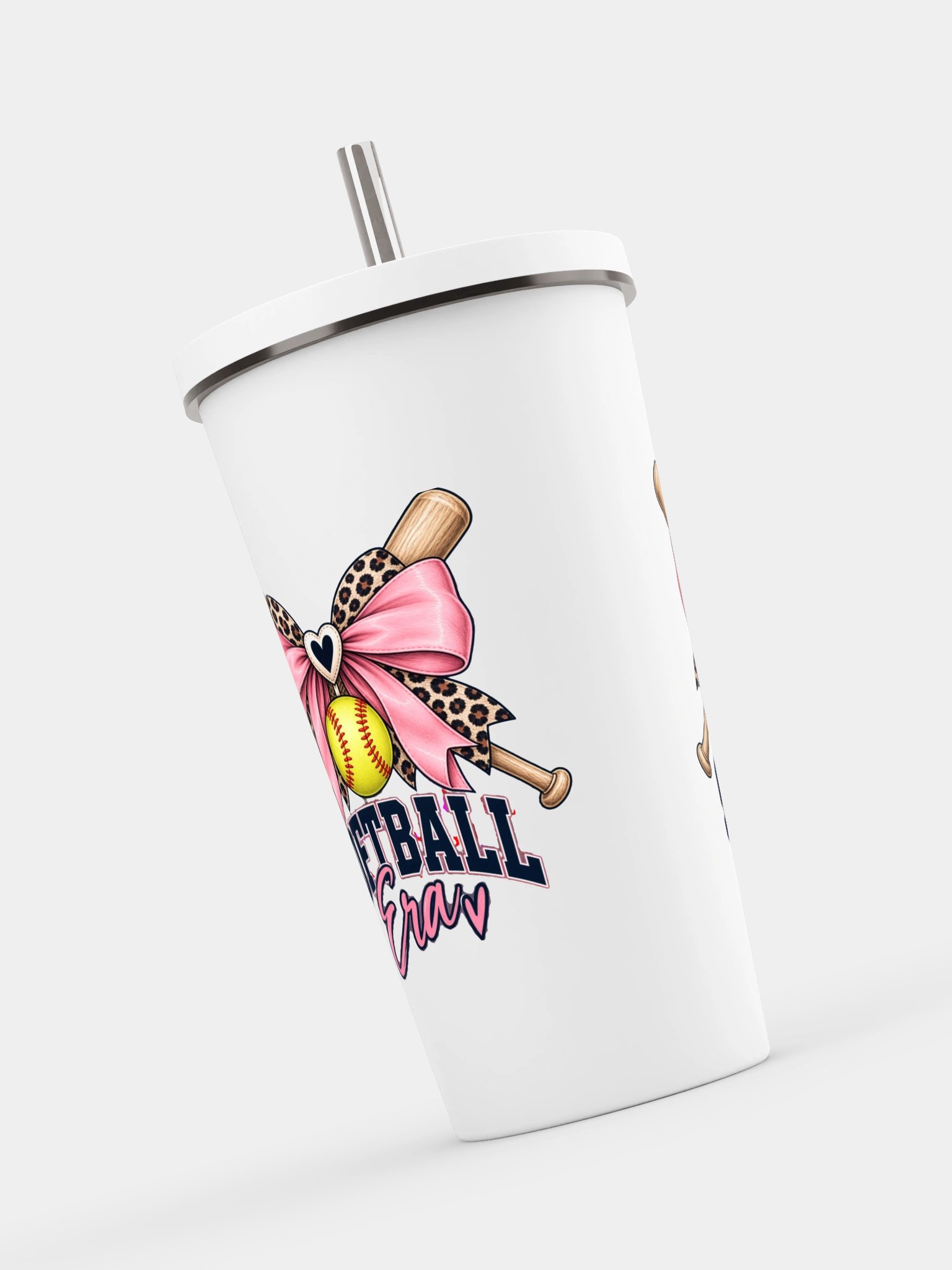 Ballfield Mom Softball Tumbler | 20 oz Cup with Straw product image (7)