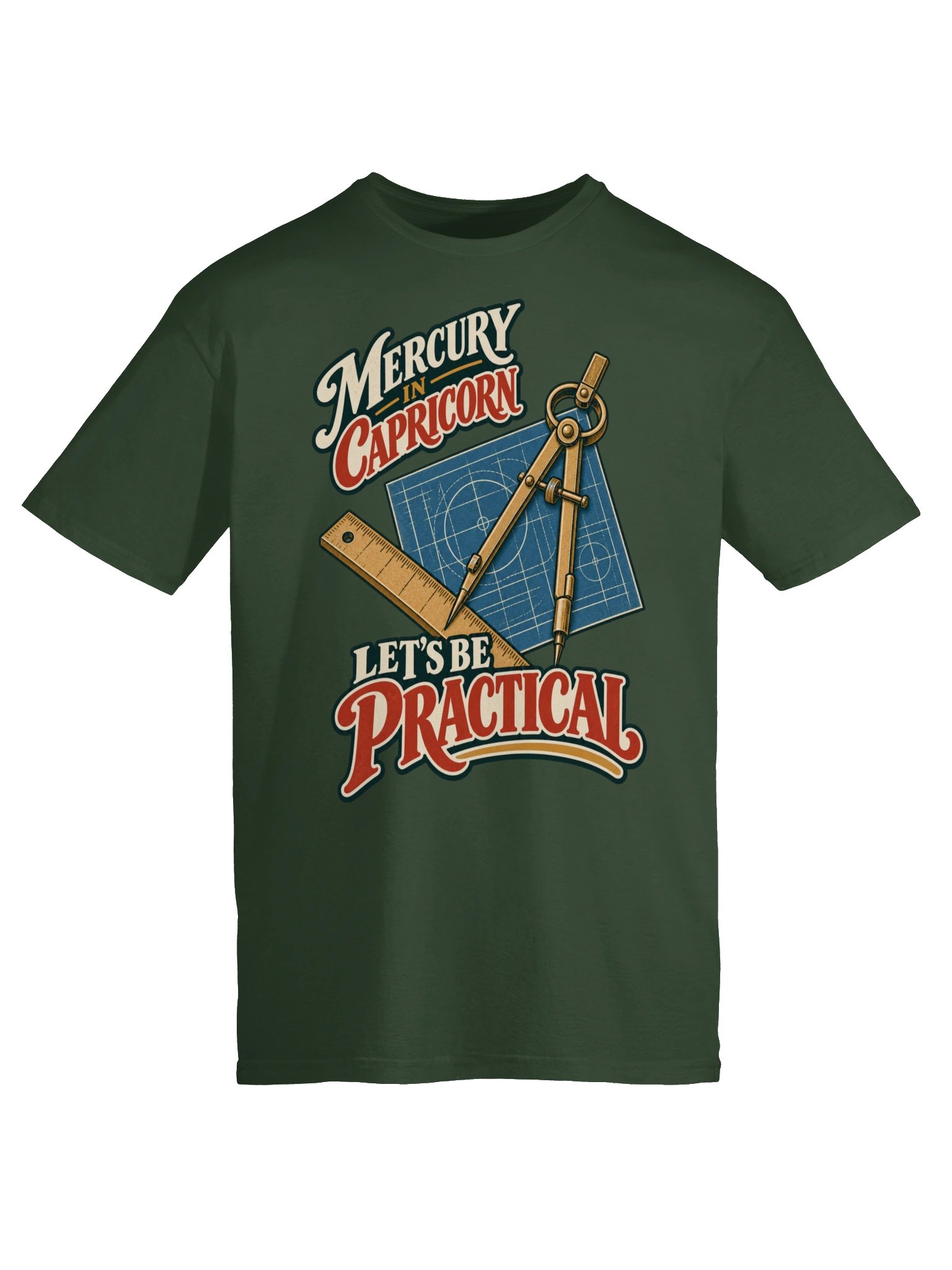 Mercury in Capricorn Let’s Be Practical Tee product image (5)