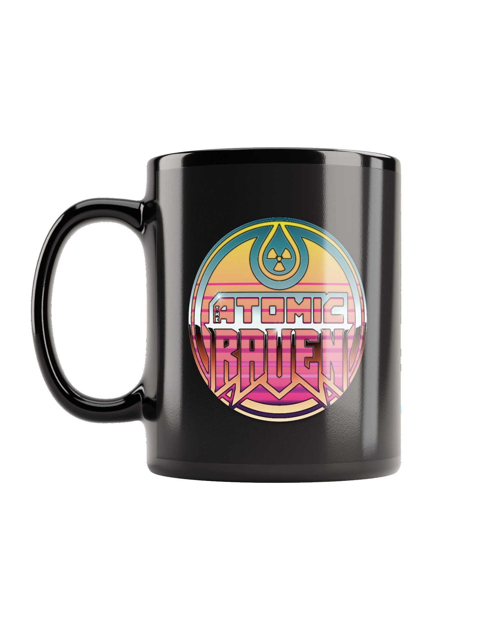 SynthRaven 80s Black Mug product image (1)