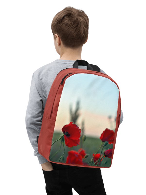 Design-backpack - Poppies in the wind (Dark Design) product image (2)