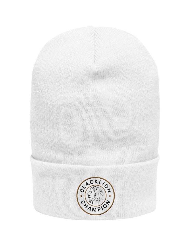 BLACK LION CHAMPION BEANIE product image (1)