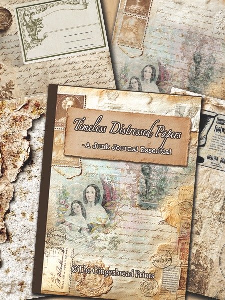 Timeless Distressed Papers Collection E-book product image (1)