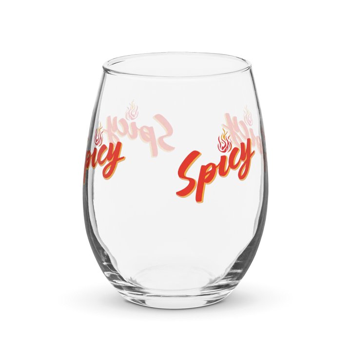 Spicy Dodgeball Club Stemless Wine Glass product image (2)