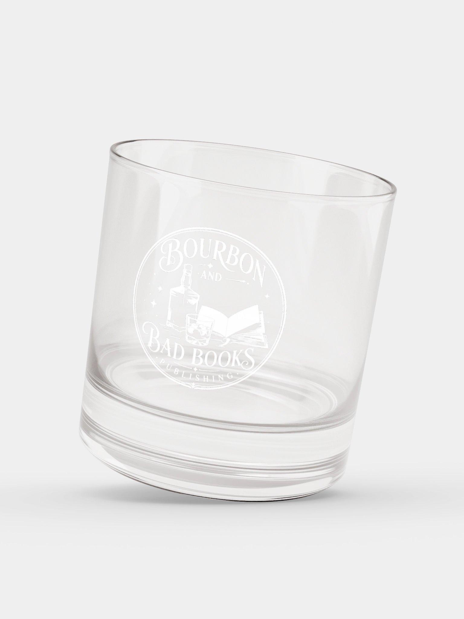 Bourbon & Bad Books Rocks Glass product image (3)