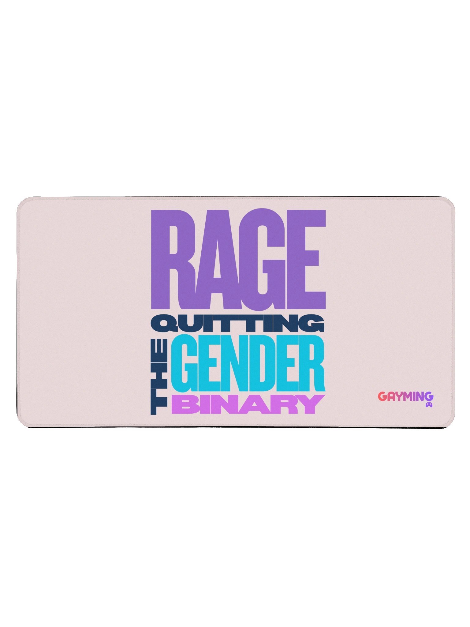 Rage Quitting the Gender Binary Desk Mat product image (1)