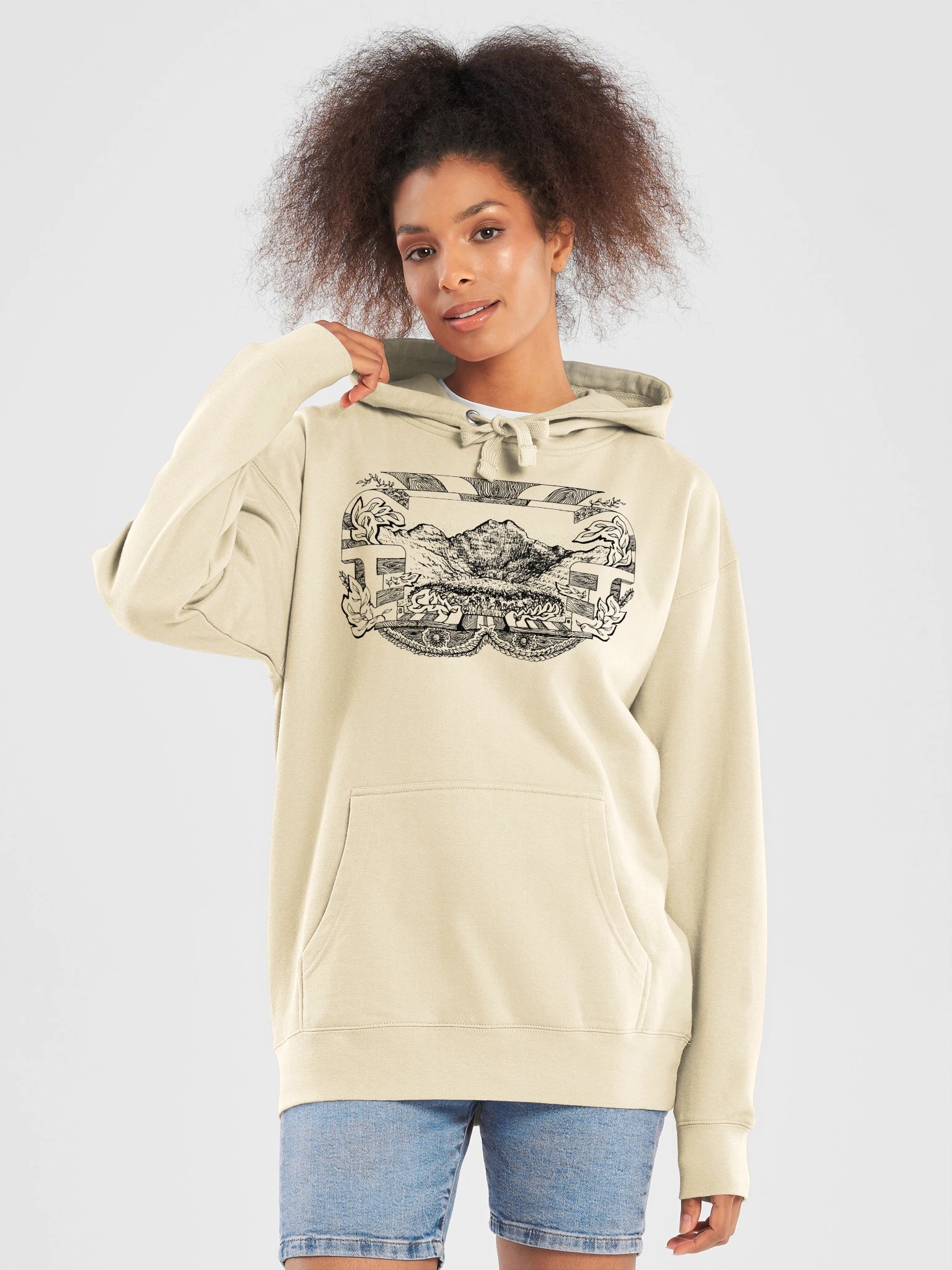 06JL3033 High Meadow Premium Hoodie by Litchfield Studio product image (5)