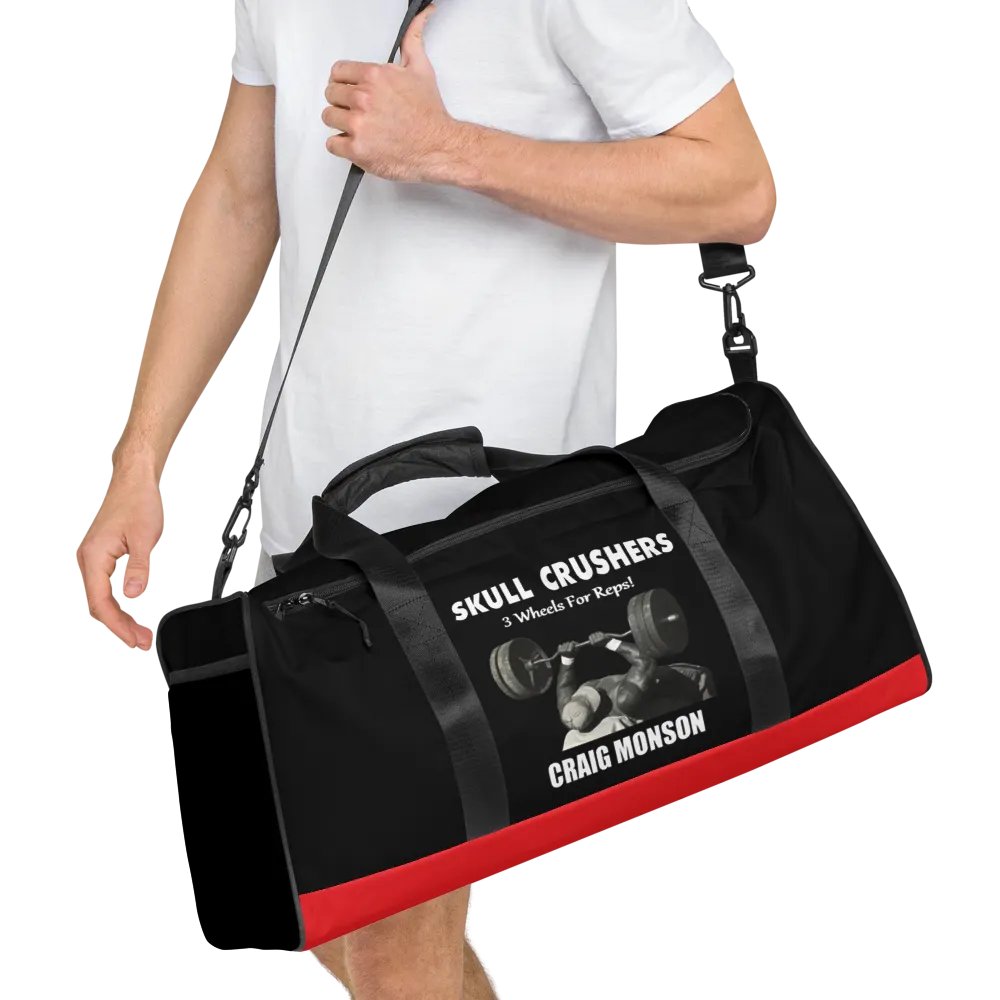 Craig Monson Three Wheels For Reps! Duffle Bag product image (10)