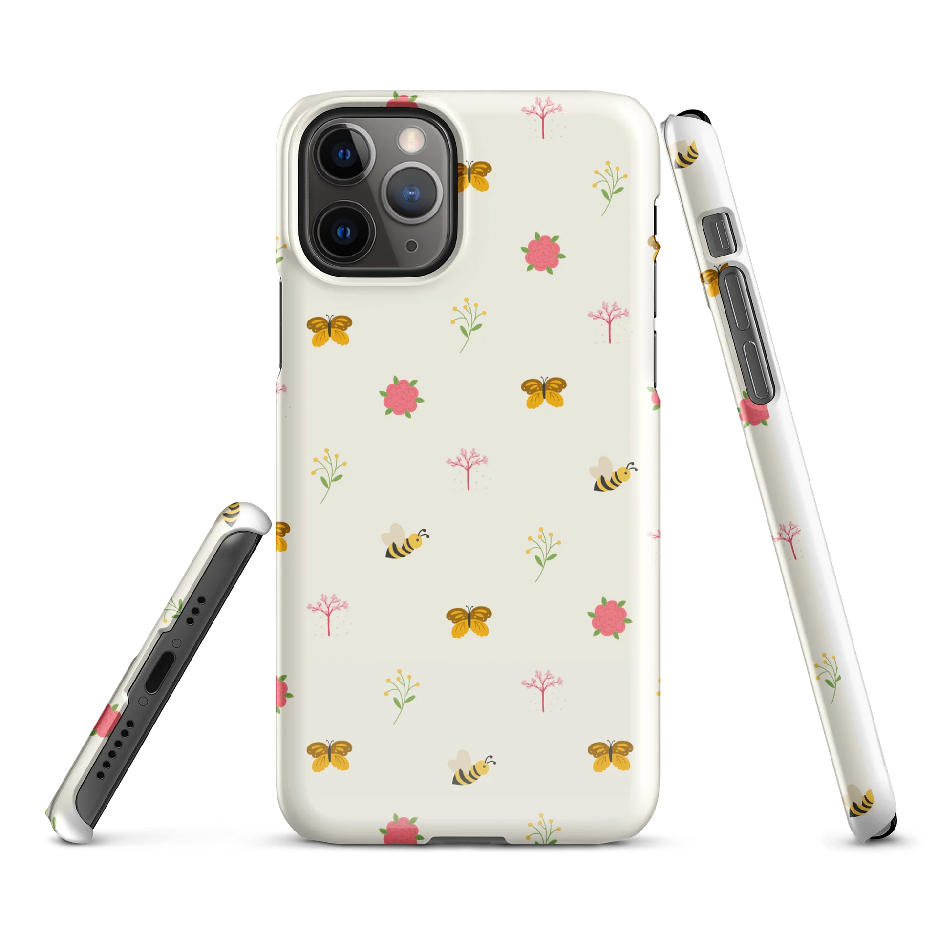 Floral Bees and Butterflies iPhone Snap Case product image (2)
