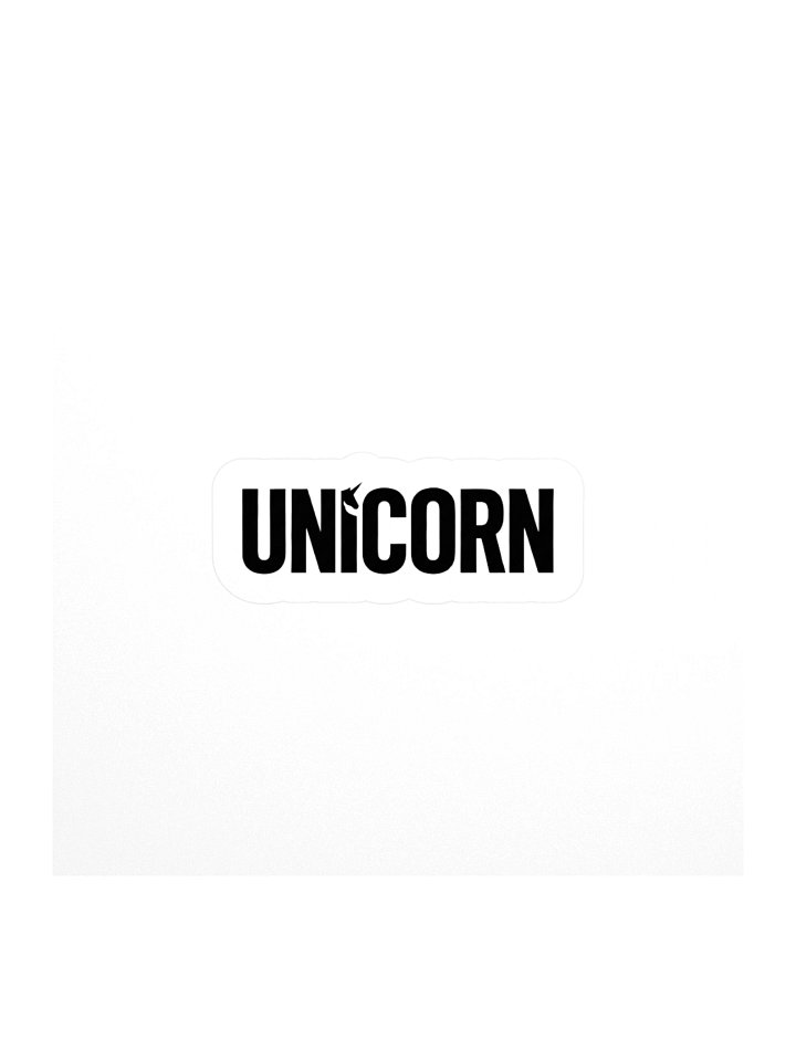 UNICORN® Wordmark Die-Cut Sticker product image (1)