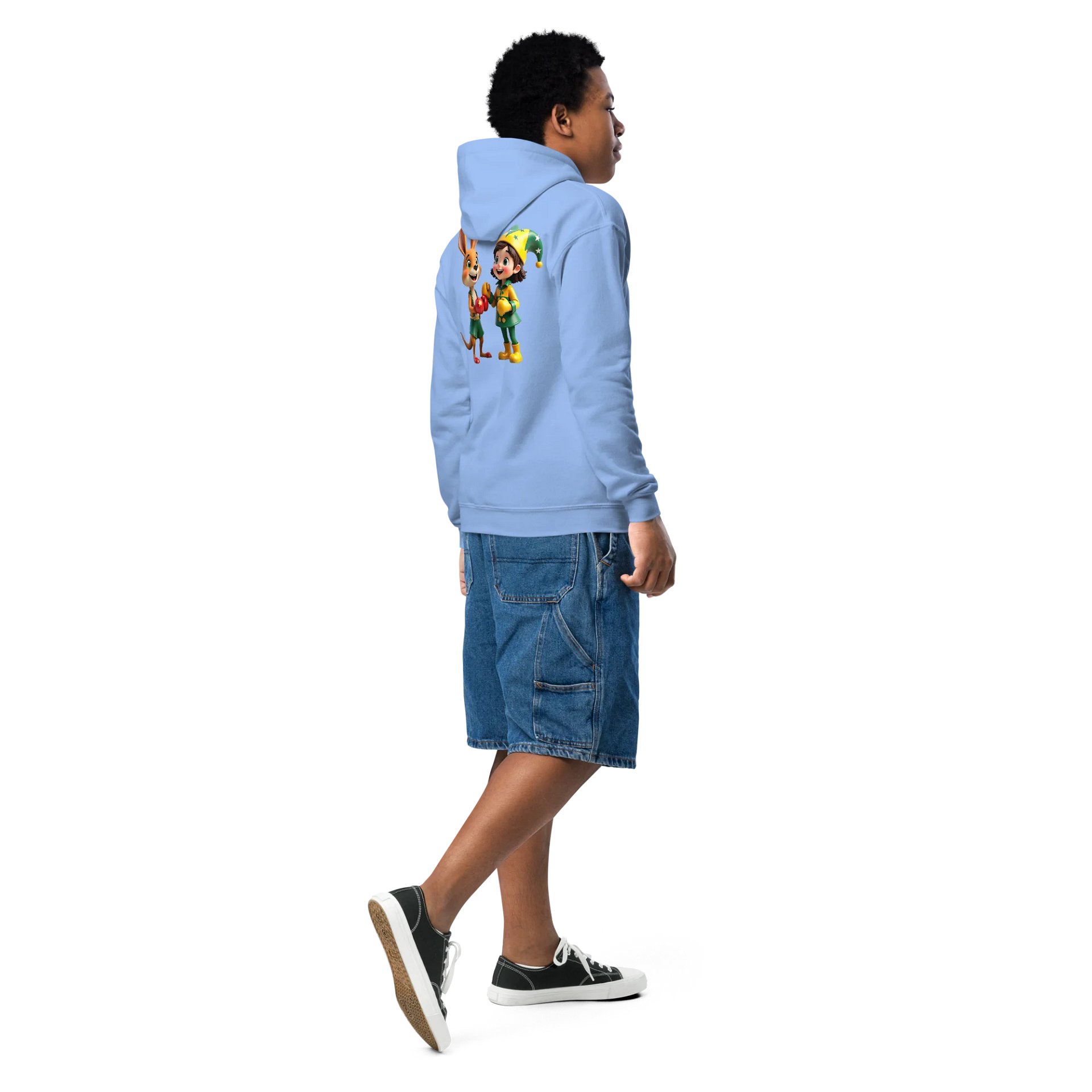 JessyJesty “Kanga Spirit” Youth Hoodie – Cozy Comfort with Aussie Energy product image (2)
