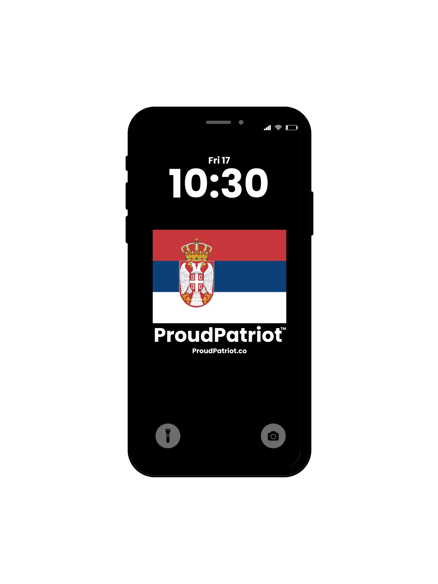 Serbia Proud Screensaver Dark Mode product image (1)