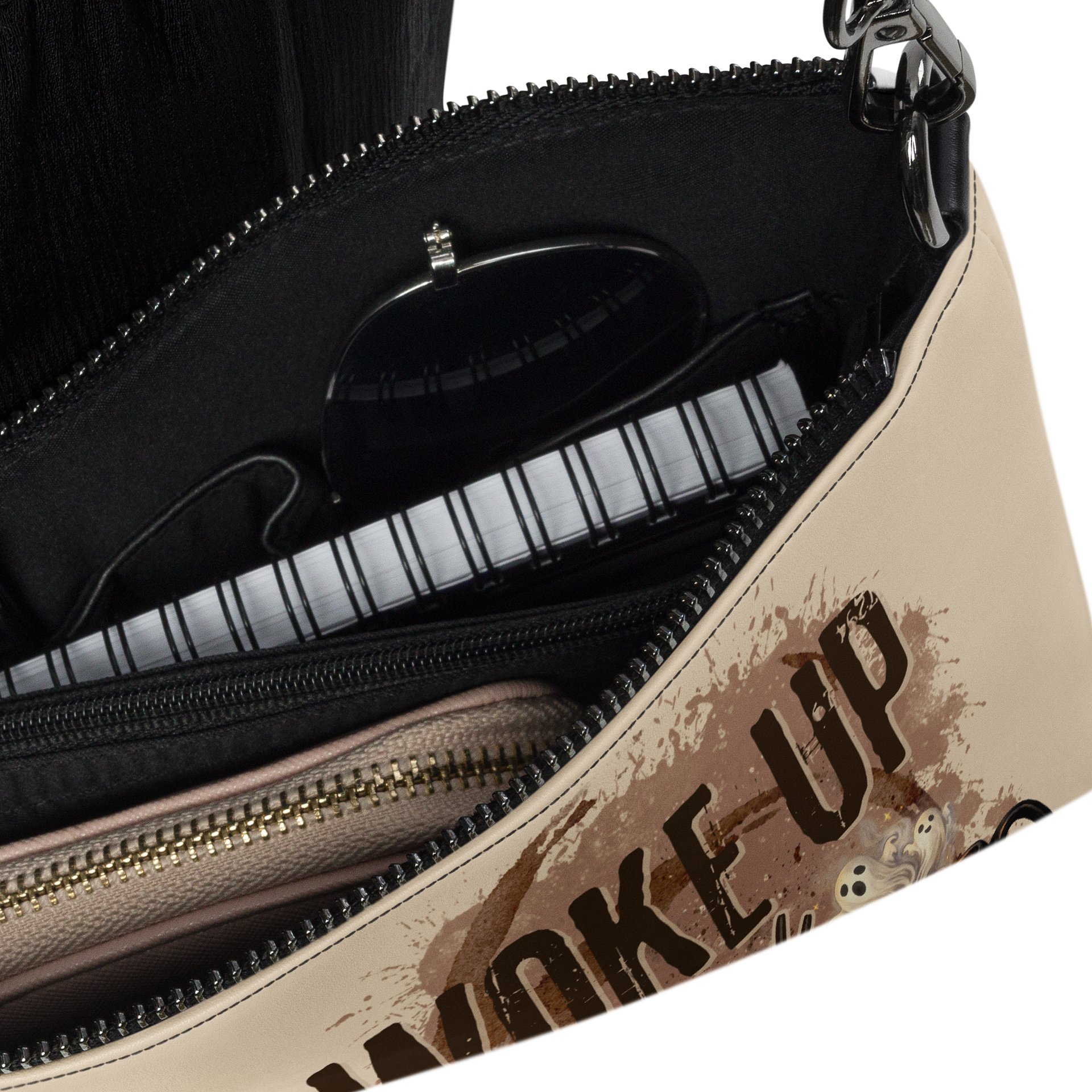 Woke Up. Chose Dark Roast. Witchy Coffee Crossbody Bag product image (7)