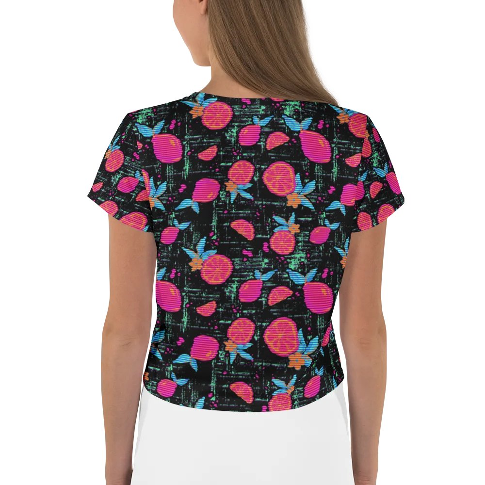 Hot Pink Lemonade Cropped Tshirt product image (2)