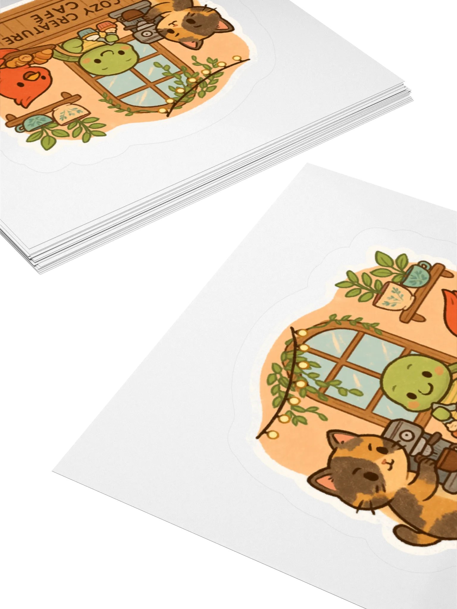 Cozy Creature Café Sticker product image (7)