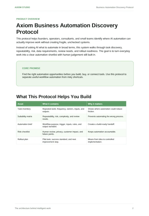 Axiom Business Automation Discovery Protocol product image (2)
