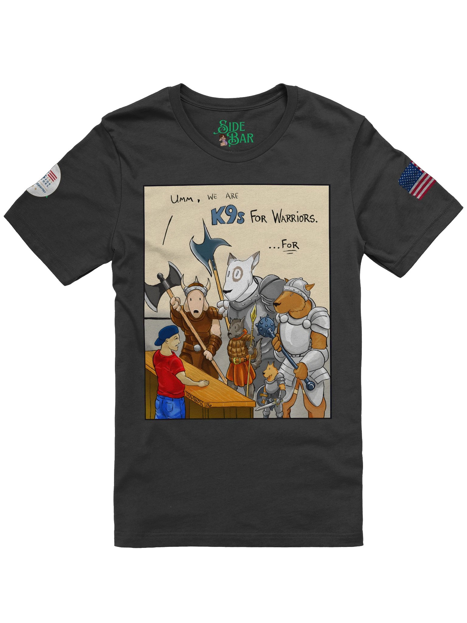 K9s for Warriors Support Shirt Front Image product image (4)