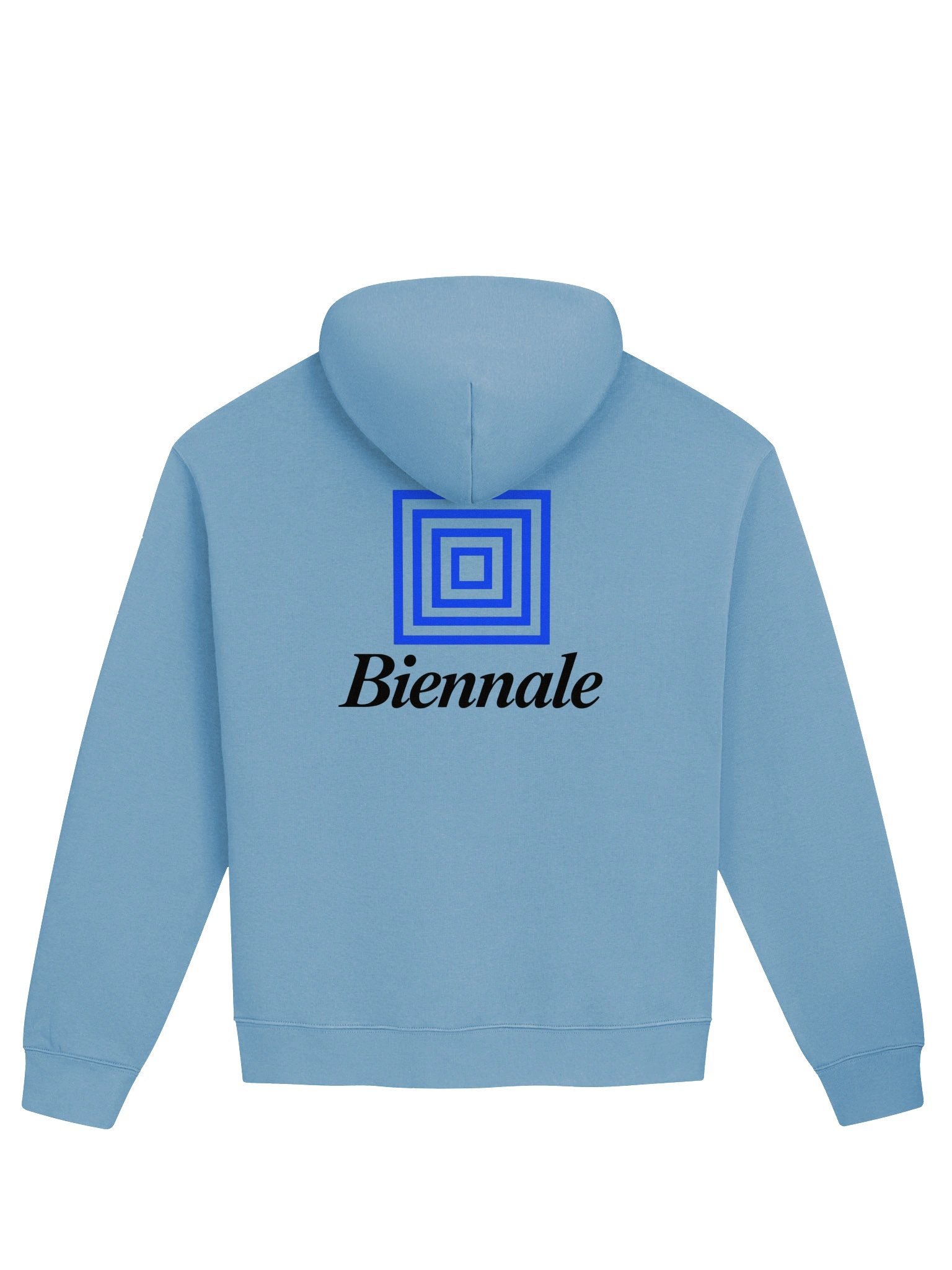 TOKYO Minimal Blue Geometry Relaxed Hoodie product image (2)
