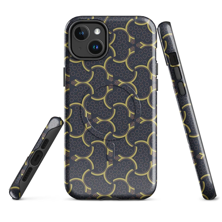 Fractal Fever iPhone 17 Tough MagSafe Case - Shockproof Dual-Layer Geometric Protective Cover product image (1)