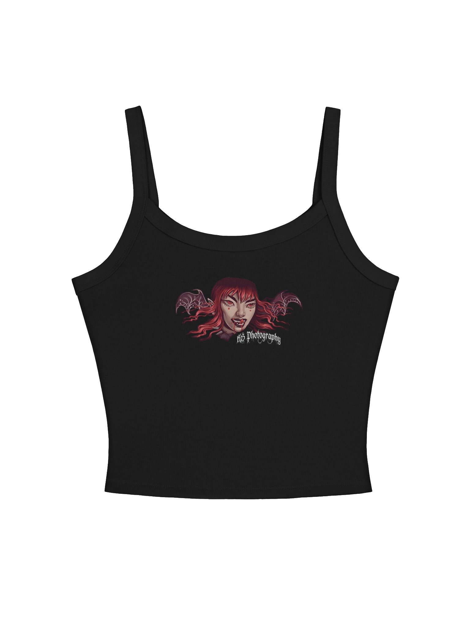 Darkness Goth Girl Rib Tank Top product image (2)