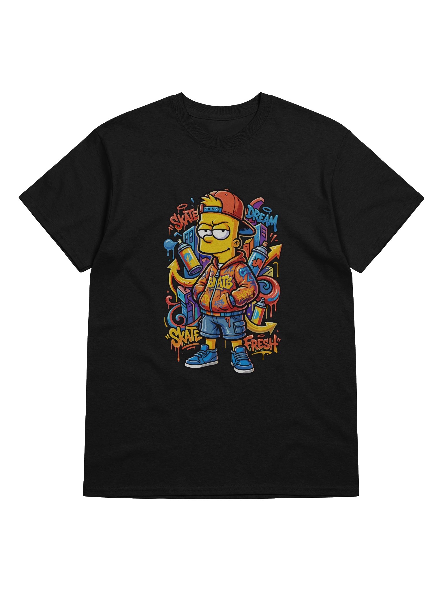 Bart graffiti t-shirt product image (38)