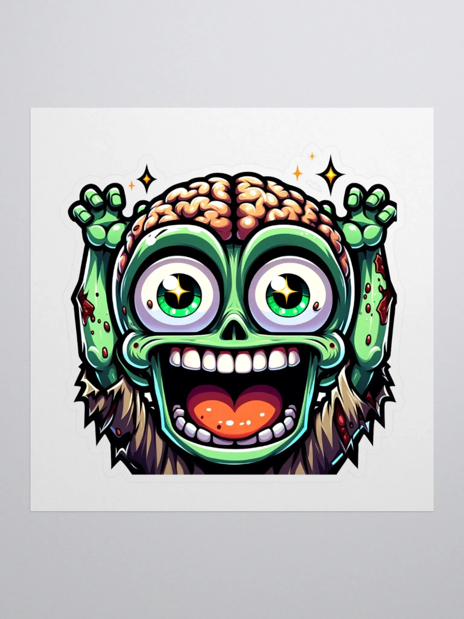 EXCITED Emote Sticker