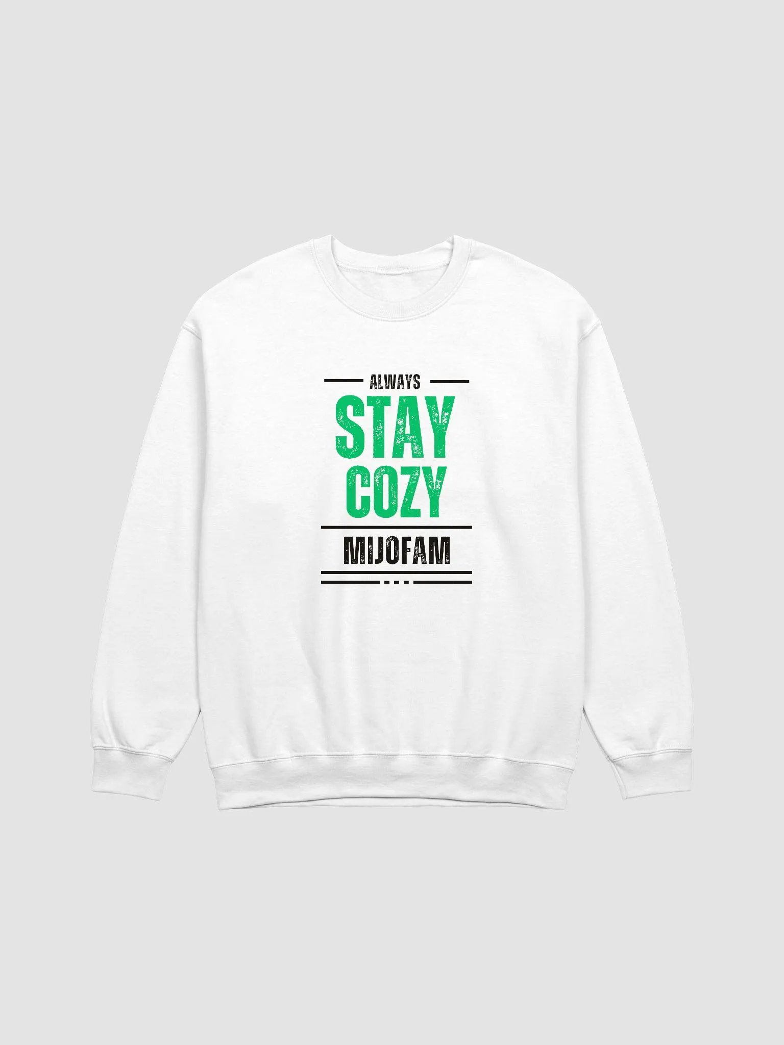 Always Stay Cozy Crewneck (White Edition) product image (1)