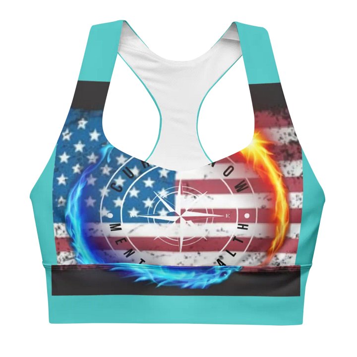 you matter sports bra - Dark Turquoise product image (1)