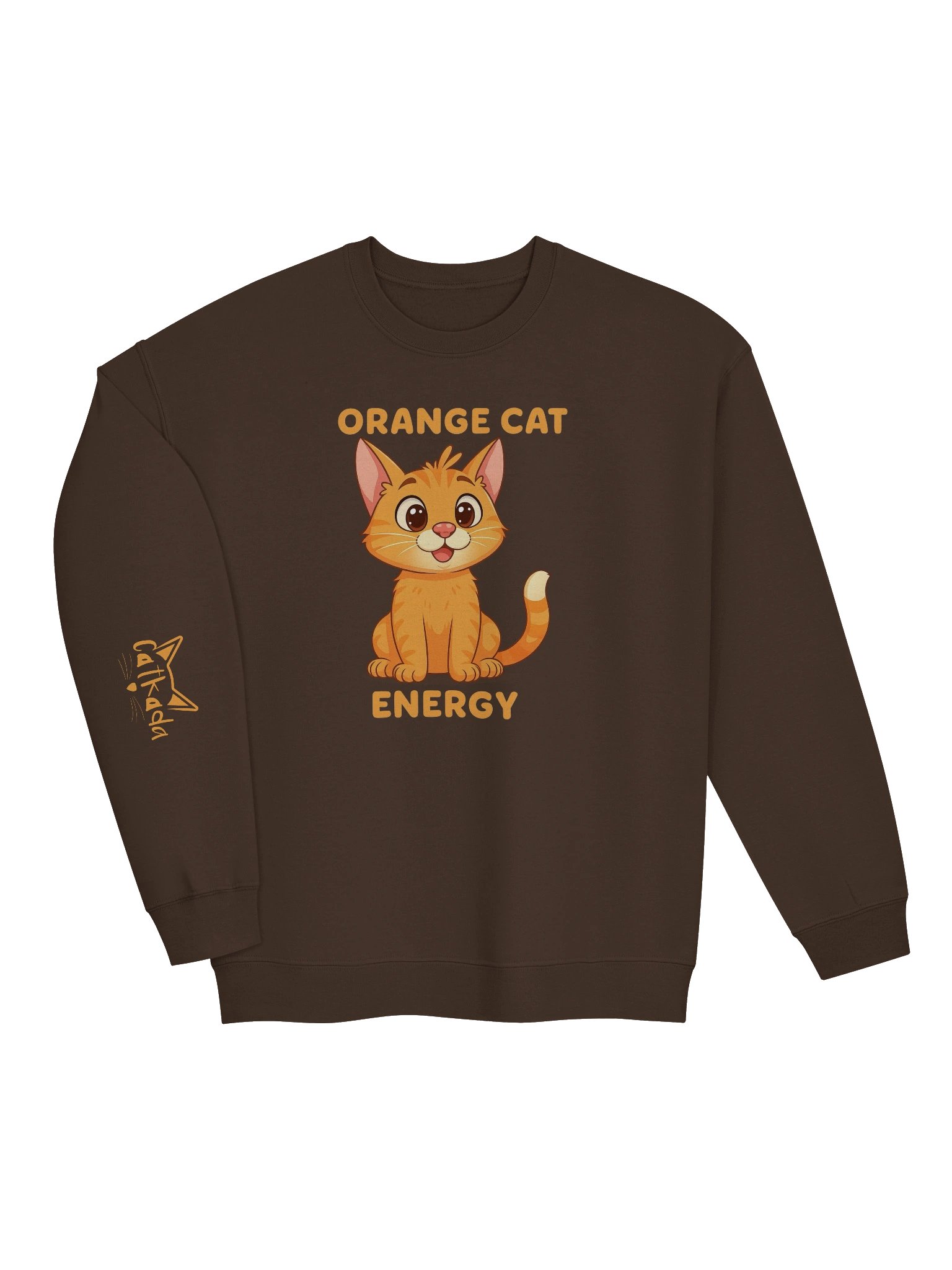 ORANGE CAT ENERGY CREWNECK product image (8)