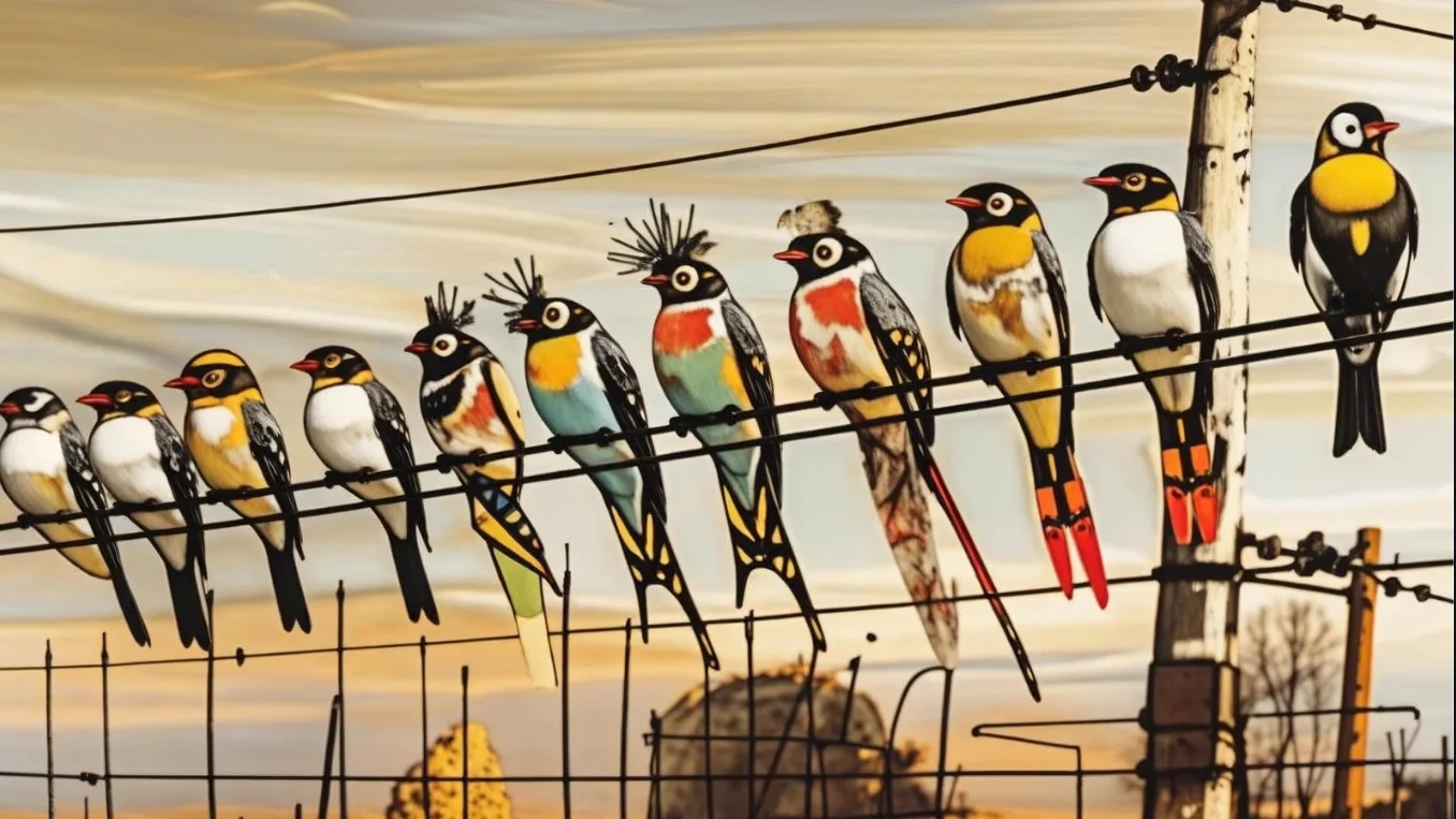 Birds On Wire Wall Art product image (4)