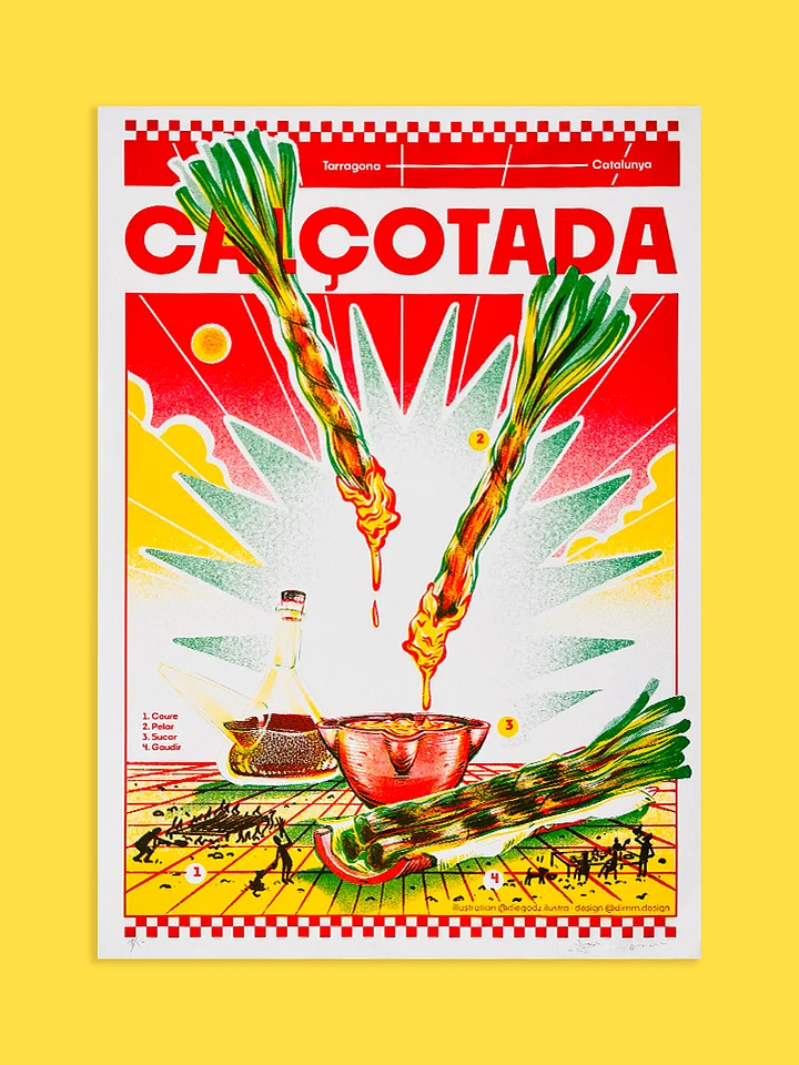 Calçotada - Risograph product image (1)