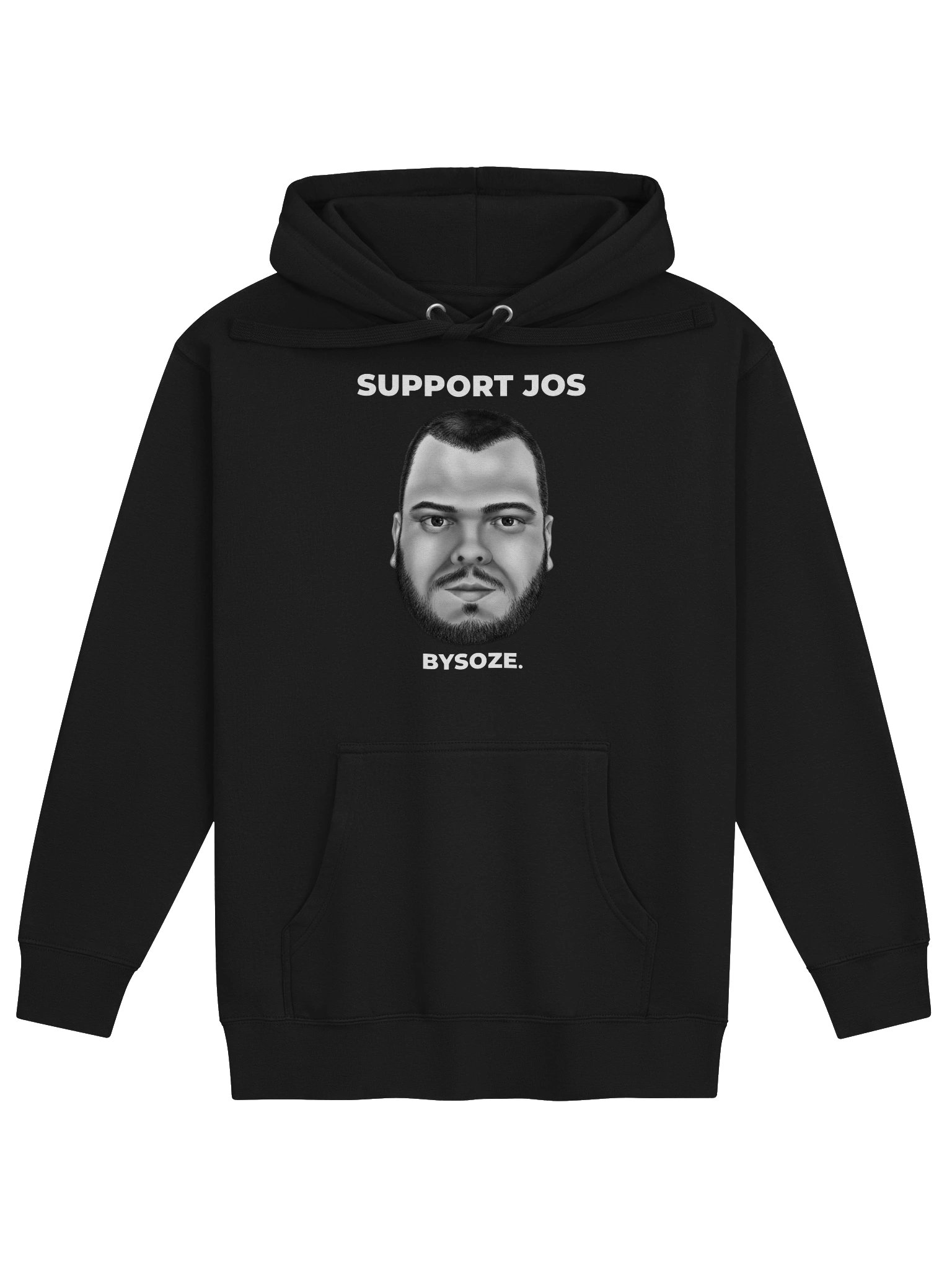 Support Jos Hoodie – Zwart product image (1)