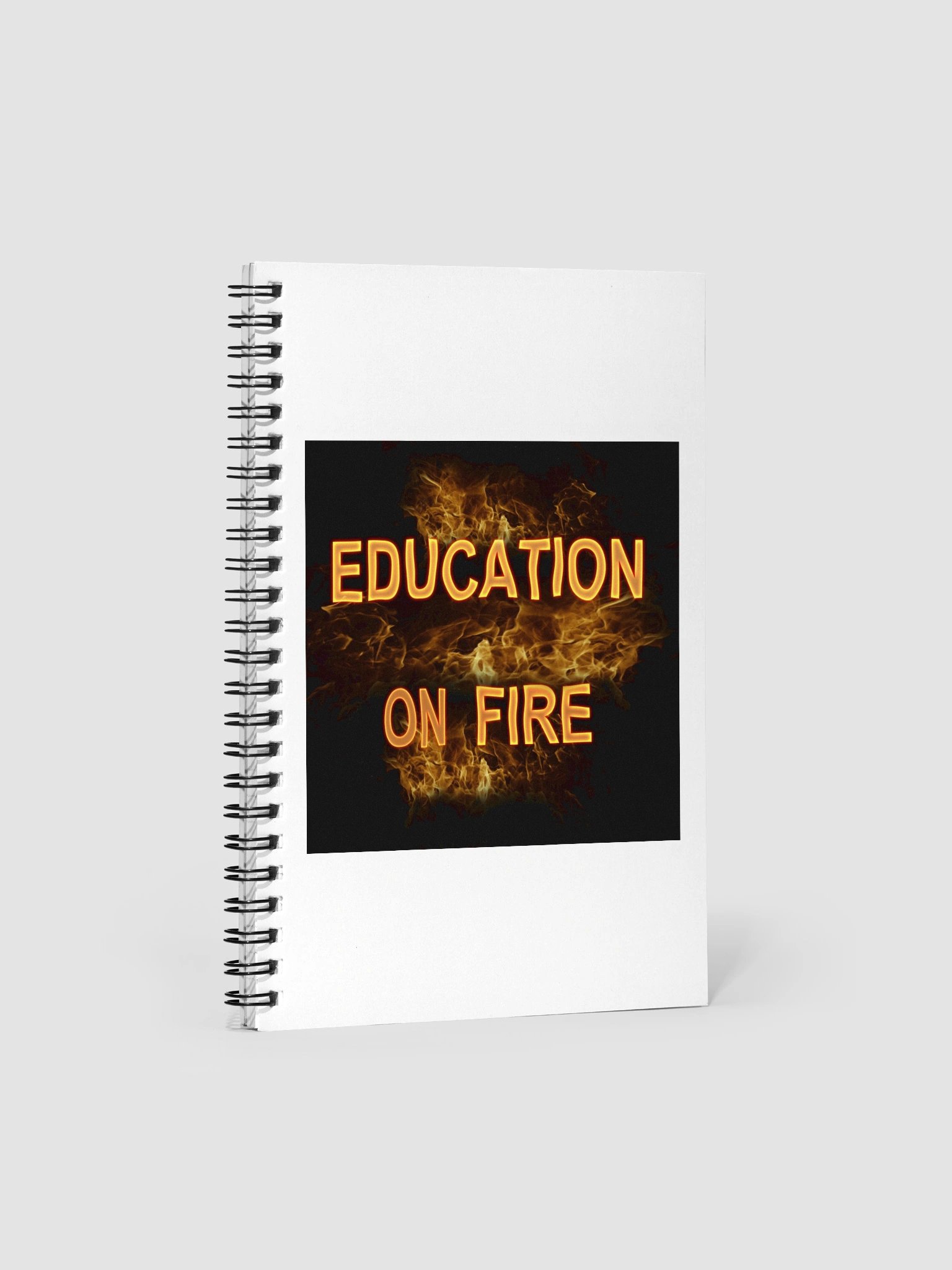 Fiery Education Spiral Notebook product image (1)
