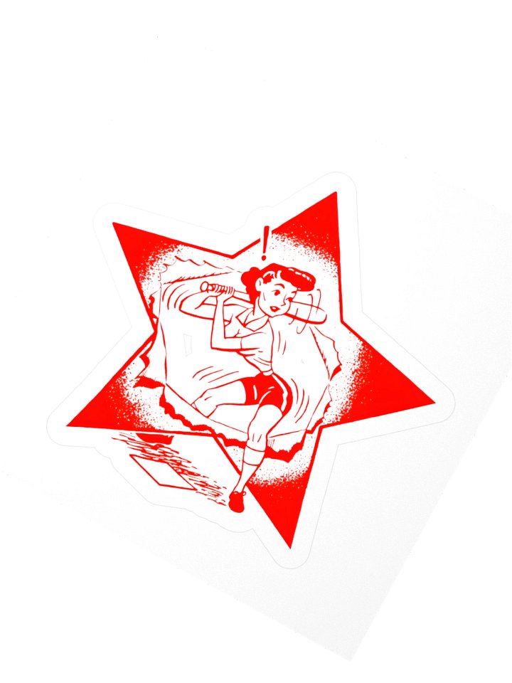 NGBL Legacy Collection Original Star Logo Kiss Cut Sticker product image (2)