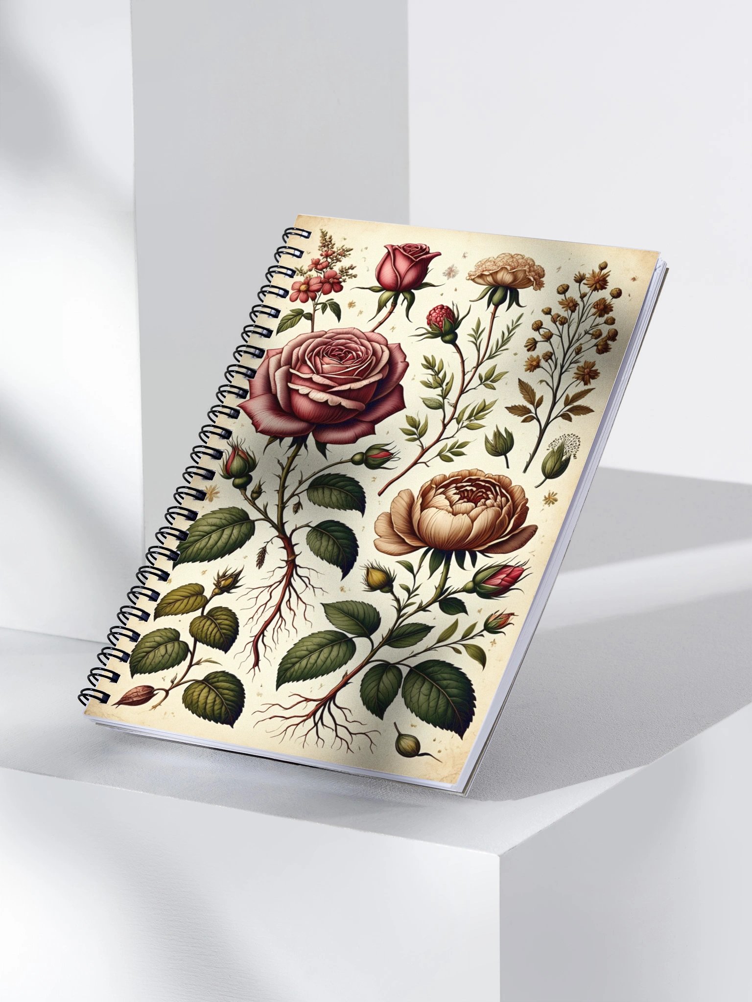Vintage Botanical Spiral Notebook product image (3)