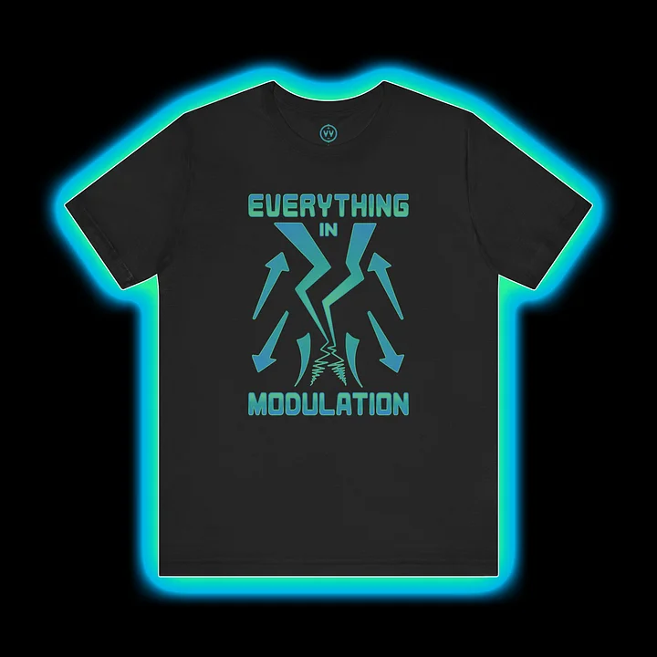 Modular Synthesizer T-Shirt - Everything In Modulation (Make Noise Maths) product image (1)