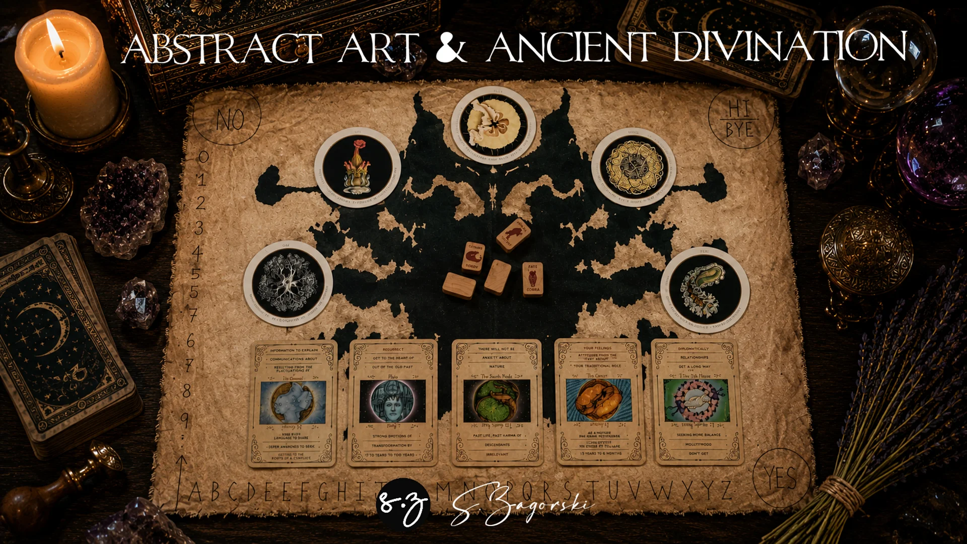 SLEEPY HOLLOW | 1/1 Original Canvas | Scrying & Spirit Divination Mat product image (3)