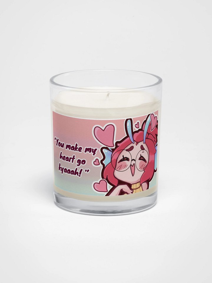"you make my hear go kyaaah!" candle product image (1)