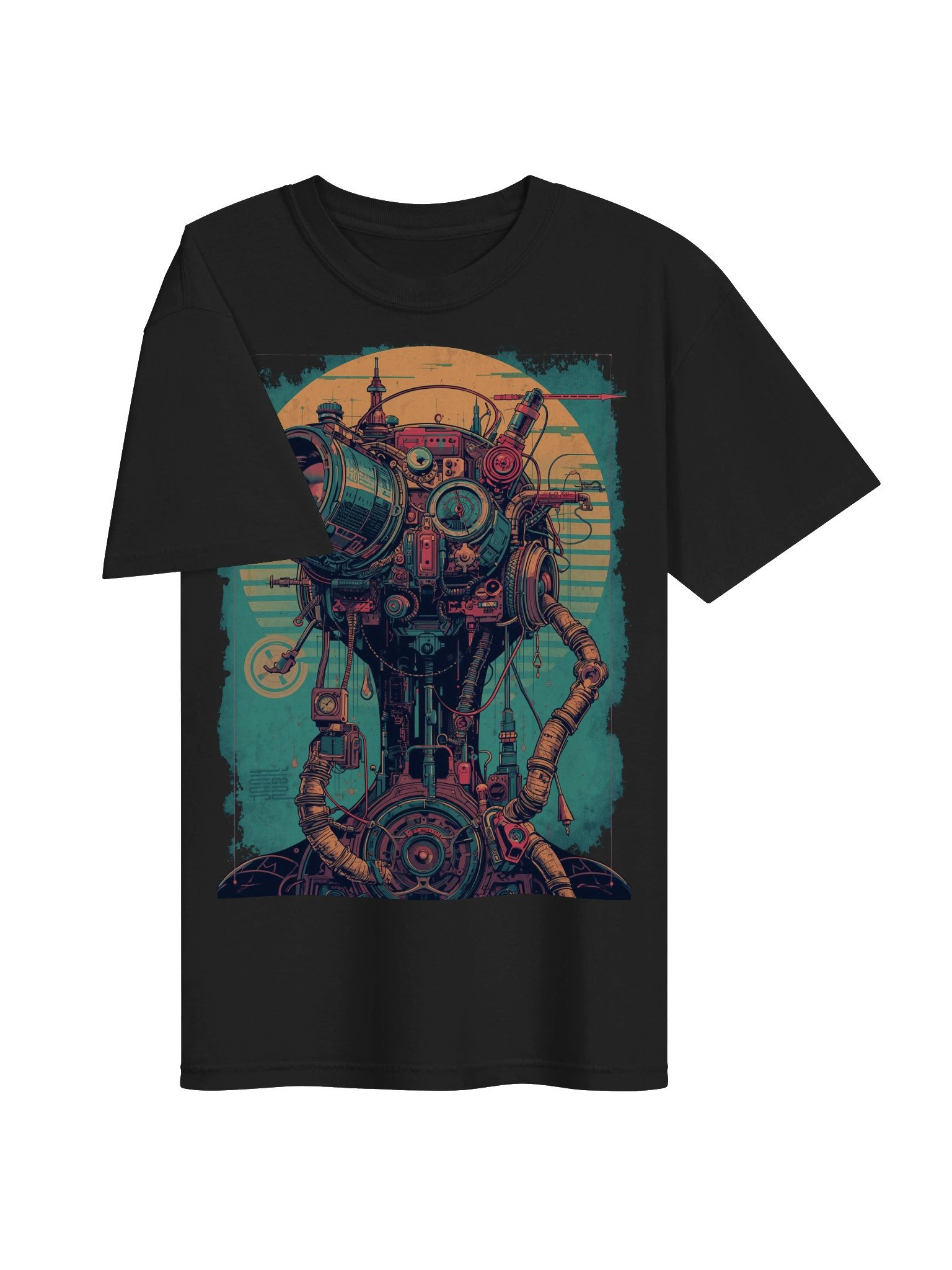 Retro Mech Orbit Heavyweight T-Shirt product image (6)
