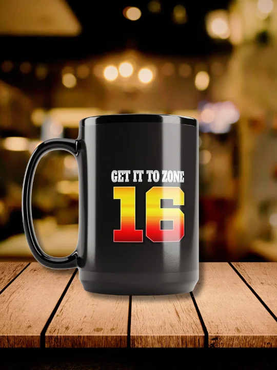 Get It To Zone 16 Zone 18 Black Glossy Mug product image (1)