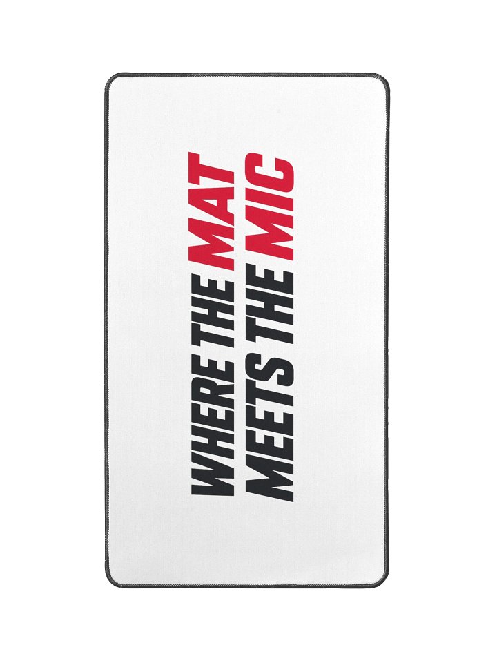 Kumite Lifestyle Desk Mat — Where the Mat Meets the Mic product image (1)