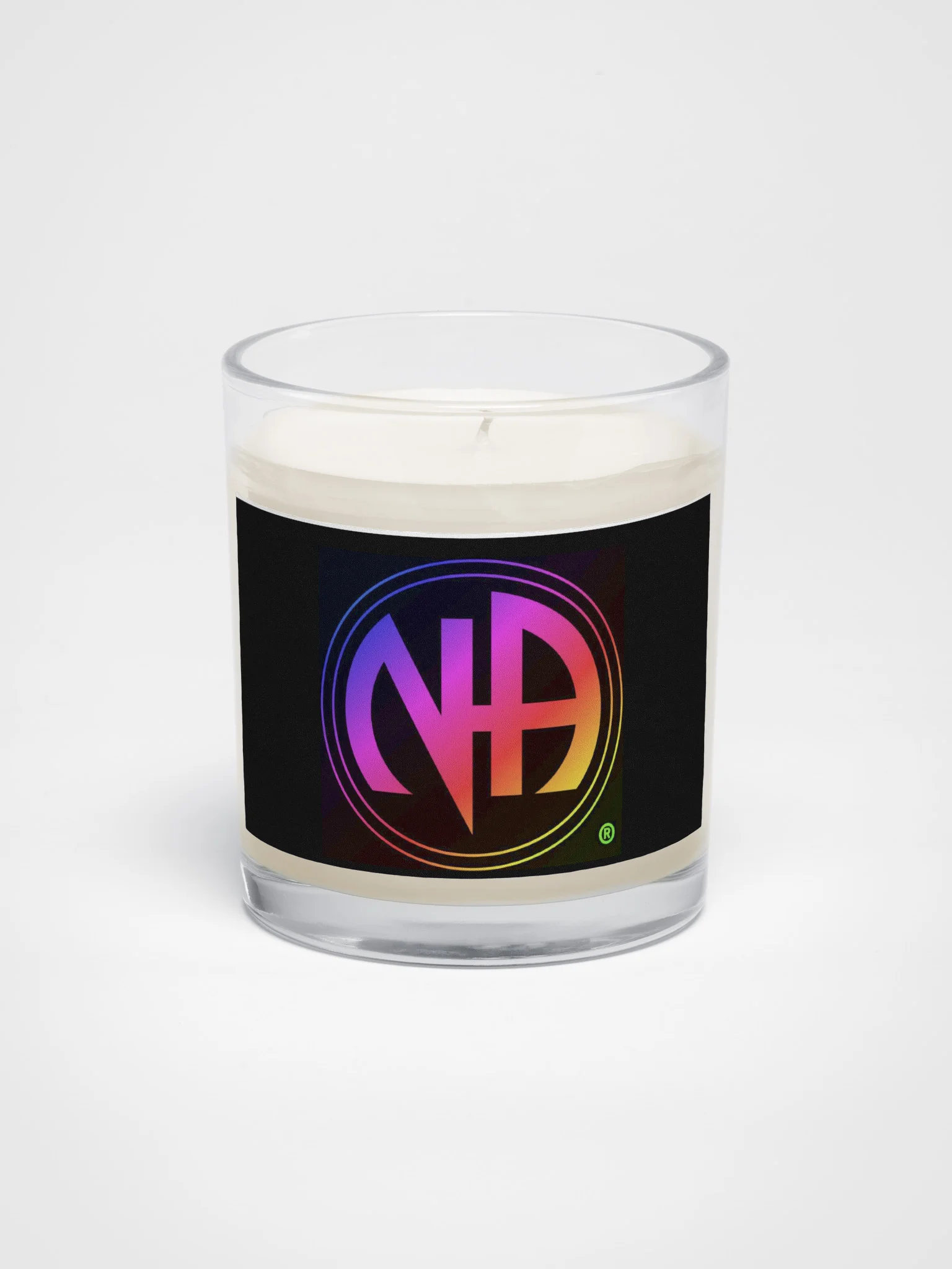 NA Rainbow Candle – Narcotics Anonymous Logo Multicolor Soy Candle product image (1)