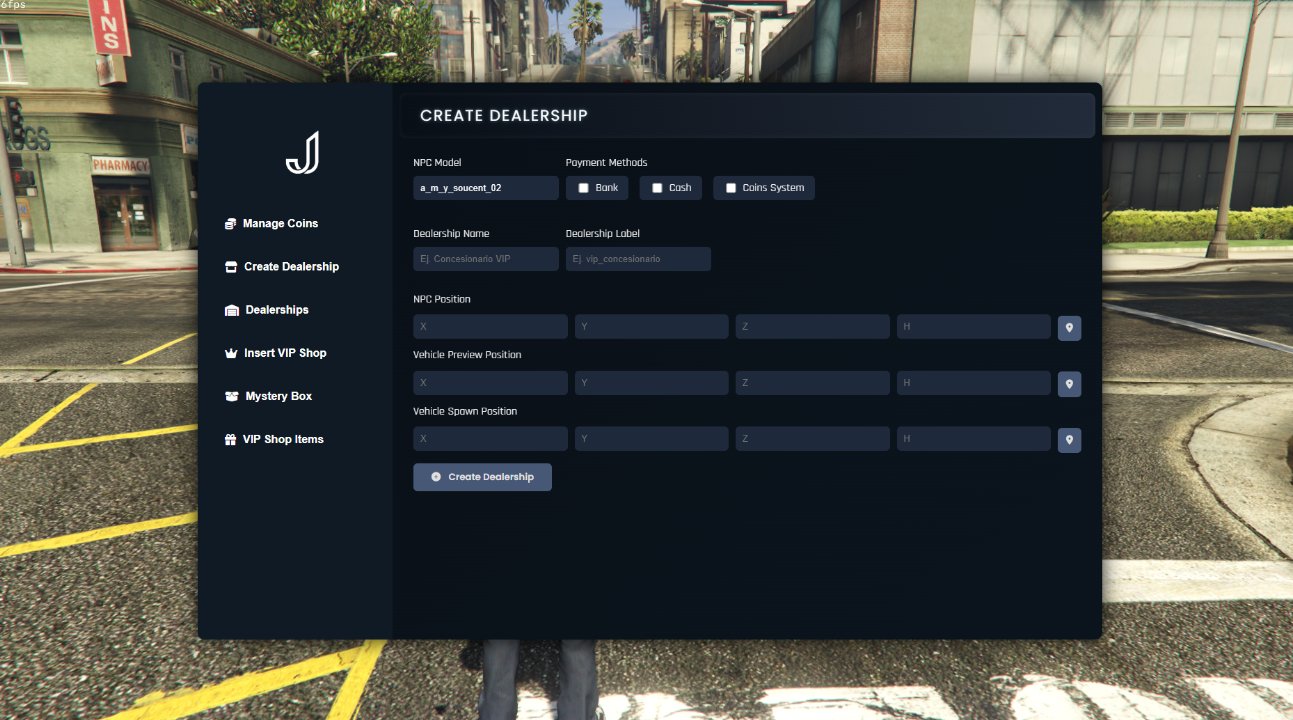 New Coin System FiveM Script | Rewards, VIP Store, Mystery Boxes, Dealership | ESX, QB-Core & Qbox product image (2)