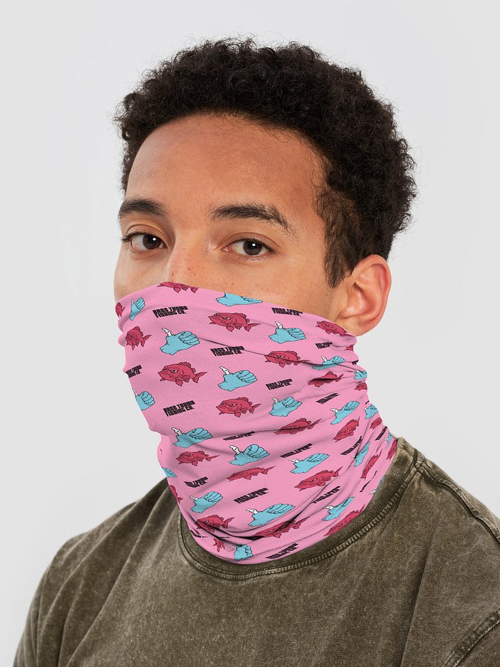 BTFC Pink Pattern Neck Gaiter product image (2)
