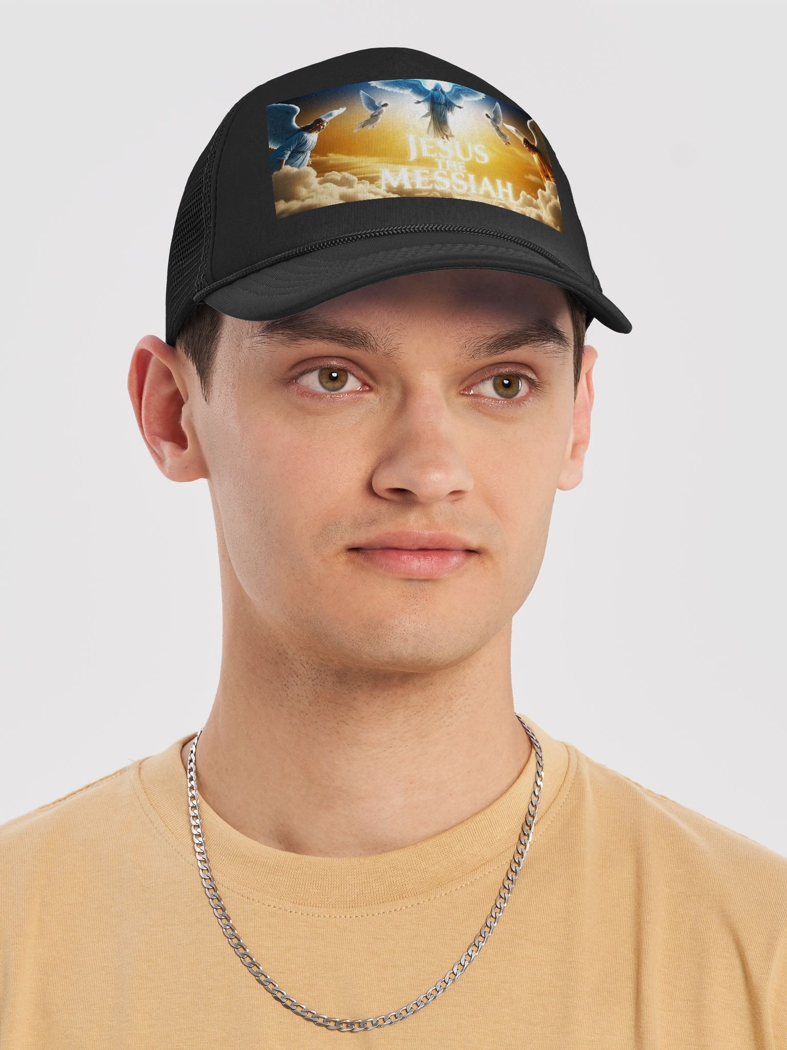 Jesus The Messiah | Heaven's Glory Trucker Hat product image (5)