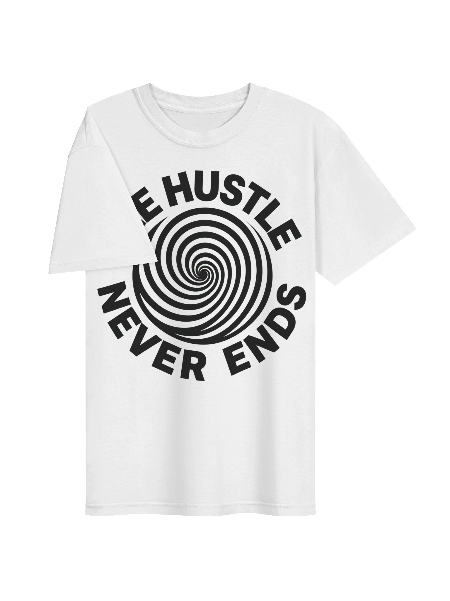 THE HUSTLE NEVER ENDS – Hypno Spiral Tee product image (3)