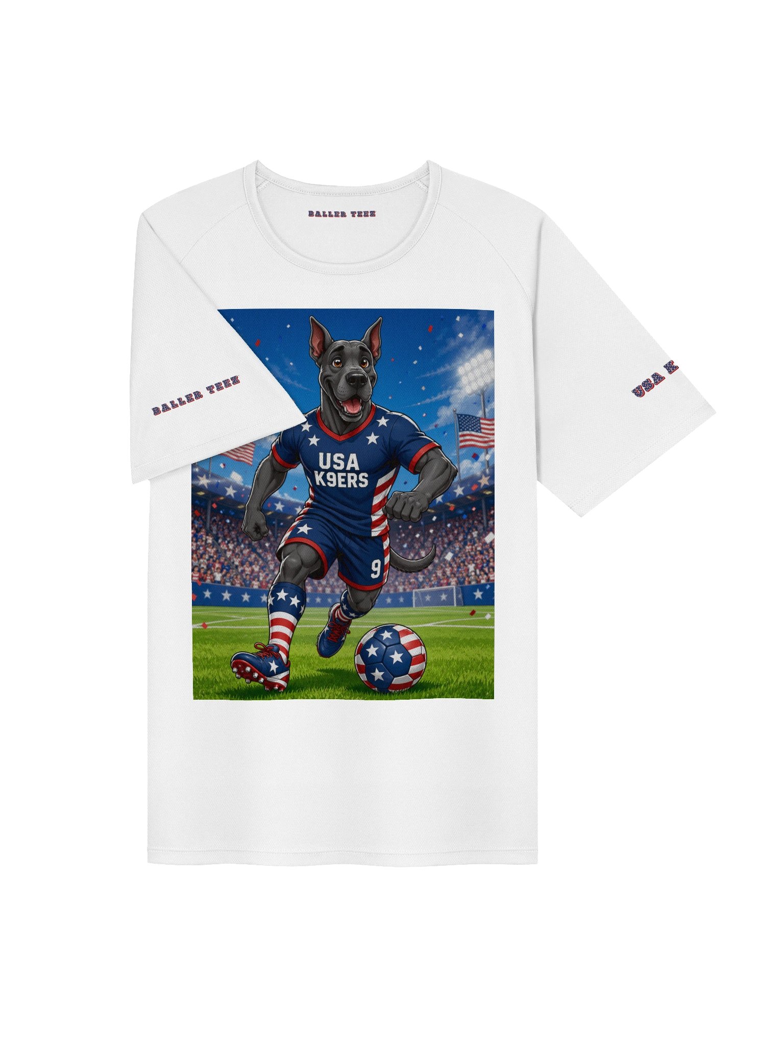 USA K9ERS Soccer Great Dane Unisex Sports Jersey product image (3)