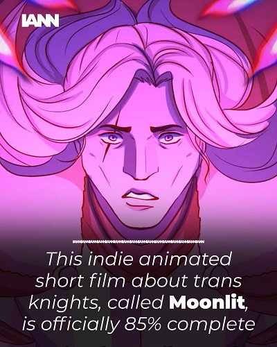 Moonlit, an indie animated short film about trans knights, is officially 85% complete! 

Moonlit (@moonlit_crashtakostudios) ...