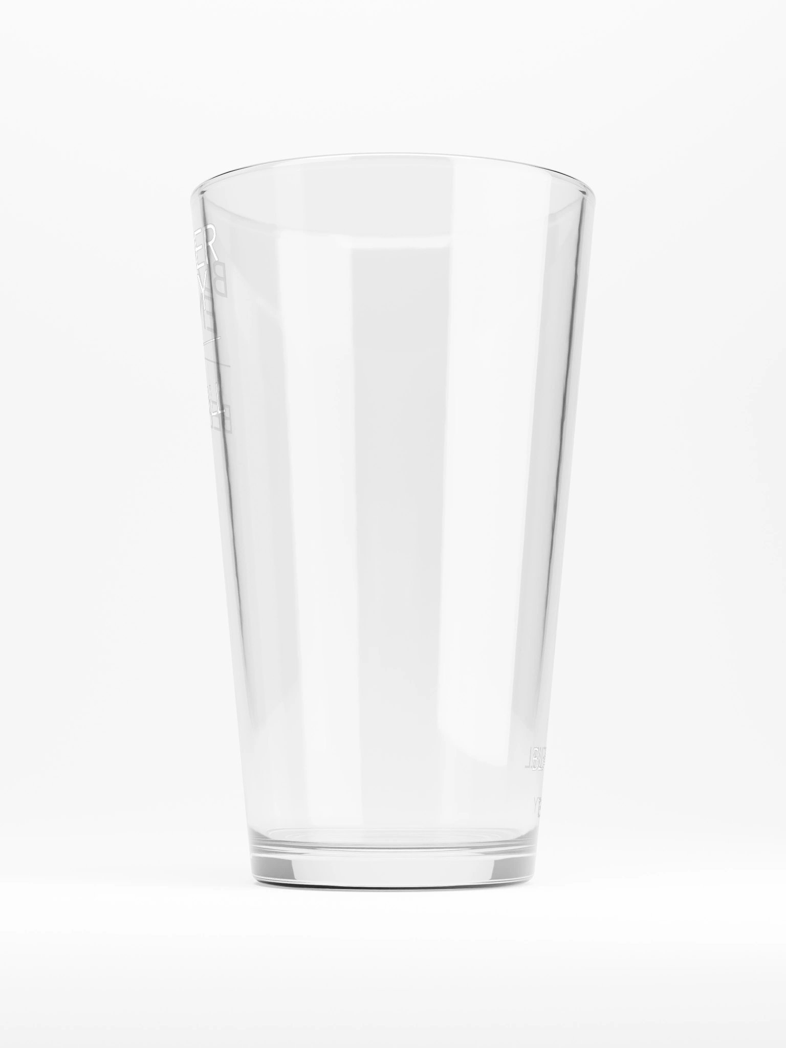 Bladder Empty, Beer Full Pint Glass product image (1)