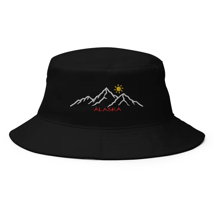 EMBROIDERED "ALASKA MOUNTAINS" BUCKET HAT product image (1)