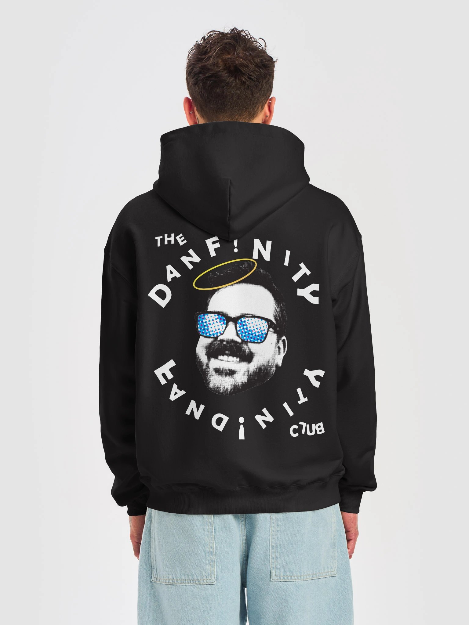 The Danfinity Fandinity Club - Big Shot- Dark Color/ White Print - AS Colour Hoodie product image (6)